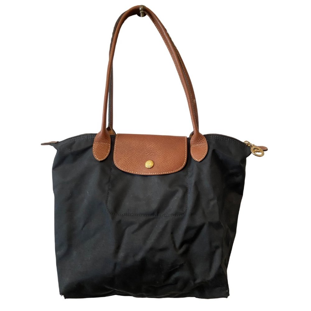 Longchamp Le pliage original black small purse bag